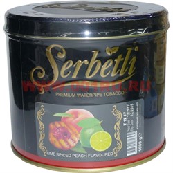 Табак для кальяна Шербетли 1 кг "Лайм и персик со специями" (Serbetli Lime Spiced Peach) - фото 113540