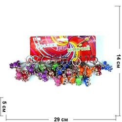 Брелок Мышка цветная (KL-08) цена за 120 шт (1200 шт/кор) - фото 113983