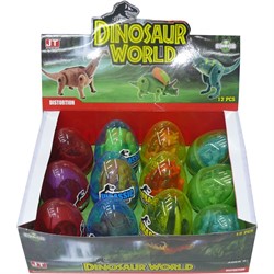 Трансформеры в яйце Dinosaur World 12 шт/уп - фото 114392