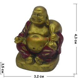 Хотей в красных одеждах (G200-10) сидит цена за 6 шт - фото 114531