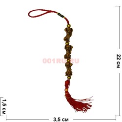 Подвеска «3 собаки» 20 шт/связка - фото 114584