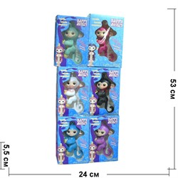 Обезьянка Happpy Monkey игрушка на палец на 30 звуков - фото 114909