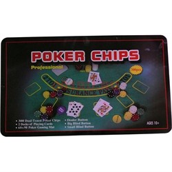 Набор для покера 300 фишек - фото 115011