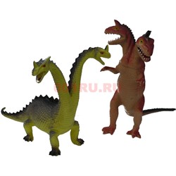Динозавры друхголовые твердые 12 шт/уп - фото 115616