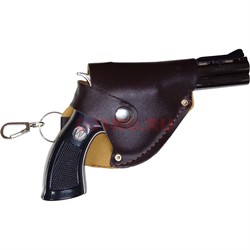 Сувенирная Зажигалка-пистолет в кобуре - фото 115994