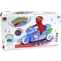 Мотоцикл с музыкой и светом (888-18) - фото 116369