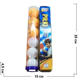 Шарики для пинг-понга 40 мм цена за 6 шт - фото 116414