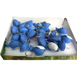 Брелок-фонарик Дельфин 24 шт/уп - фото 116800