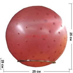 Мячик надувной массажный с шипами 36 шт/уп 4 цвета - фото 117009