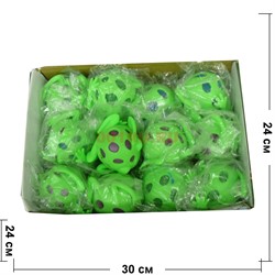 Игрушка Лягушка зеленая 12 шт/упаковка - фото 117765