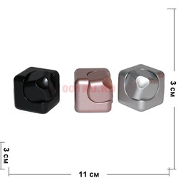 Игрушка Антистресс Кубик металлический 3 см - фото 117826