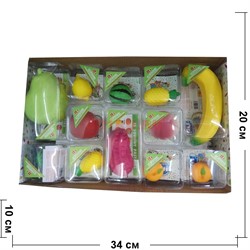 Сквиши фрукты 24 шт/уп - фото 118086