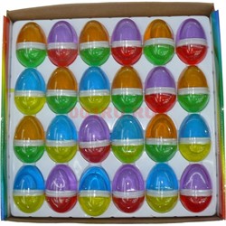 Лизун мялка Яйцо двухцветное 24 шт/уп - фото 118466