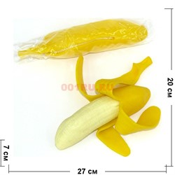 Игрушка мягкая Банан (выдавливается) 12 шт/уп - фото 118911