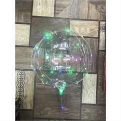 Светящийся шар Бобо светодиодный LED на палочке 10 м - фото 119043