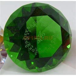Кристалл «бриллиант» 5 см с буддийскими текстами (цена за набор 5 шт) - фото 119256
