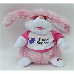 Игрушка музыкальная Заяц Trend Report на 2 песни - фото 119555