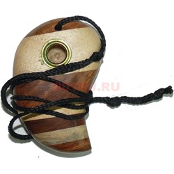 Курительная трубка деревянная «бумеранг» - фото 120067