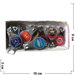 Брелок-кусачки с логотипами авто 12 шт/уп - фото 120712