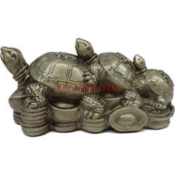 Три Черепахи Фу Лу Шу 15 см длина - фото 121232