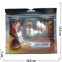 Табак для кальяна Flames 100 гр «Tropicano» - фото 121363