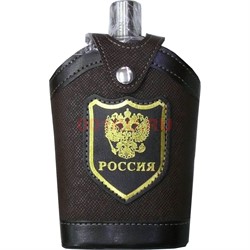 Фляга 8 унций Россия в чехле - фото 121975