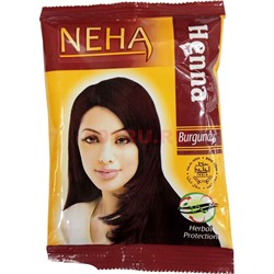 Хна для волос Neha Burgundy 20 г (бургунди) - фото 121996