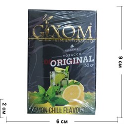 Табак для кальяна GIXOM 50 гр «Lemon Chill» - фото 122127