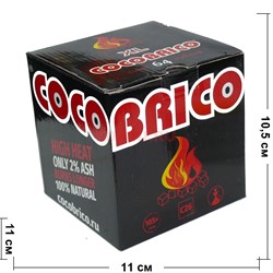 Кокобрико XL уголь для кальяна 64 кубика кокосовый - фото 122212