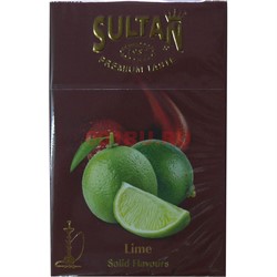 Табак для кальяна Sultan 50 гр «Lime» - фото 122405