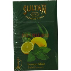 Табак для кальяна Sultan 50 гр «Lemon Mint» - фото 122427