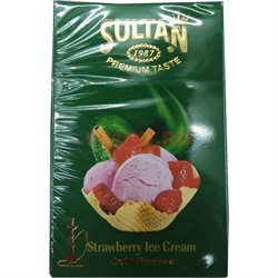 Табак для кальяна Sultan 50 гр «Strawberry Ice Cream» - фото 122455