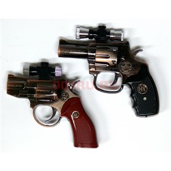 Сувенир Зажигалка-пистолет с лазером - фото 122780