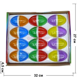 Лизун мялка Яйцо двухцветное 12 шт/уп - фото 122923