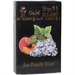 Табак для кальяна Al Ajamy Gold 50 гр "Ice Peach Mint" (альаджами) - фото 123128