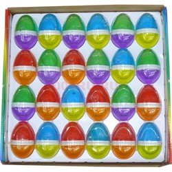 Лизун мялка Яйцо двухцветное 24 шт/уп - фото 123150