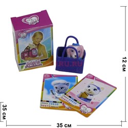 Игрушки Chi-Chi Love собачки в сумке с картами 12 шт/уп - фото 123170