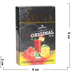 Табак для кальяна GIXOM 50 гр «Strawberry Lemonade» - фото 123420