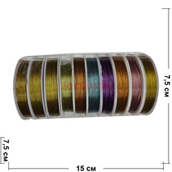 Струна для рукоделия цветная 100 м 0,35 мм - фото 123574