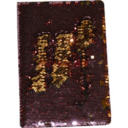 Блокнот с пайетками 80 листов 21x15 см (MC-4361) - фото 123585