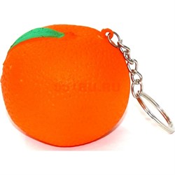 Сквиши «брелок мандарин» 12 шт/уп - фото 125019