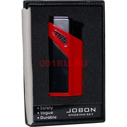 Зажигалка Jobon газовая турбо двухцветная 3 огня - фото 125078