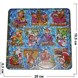 Магнит 11 шт новогодний символ 2019 года - фото 125256