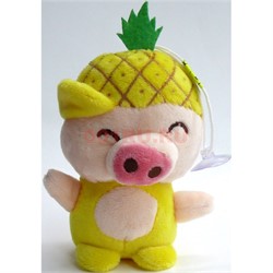 Свинка мягкая игрушка (Pig-22) с присоской 12 шт/уп - фото 125686