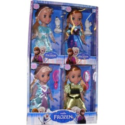 Кукла Frozen большая 4 шт/уп - фото 125694