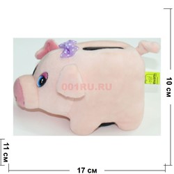 Свинка копилка с присоской (Pig-33) музыкальная 12 шт/уп - фото 125743