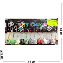 Брелок Свинка 6 цветов символ года 12 шт/уп - фото 125849