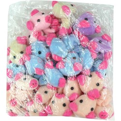 Магнит Свинка мягкая 24 шт/уп Символ 2019 года - фото 126047