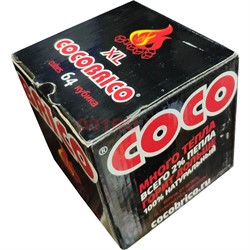 Cocobrico XL кокосовый уголь 64 кубика 1 кг - фото 126465