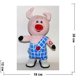 Хрюша музыкальная игрушка на 1 песню - фото 127776